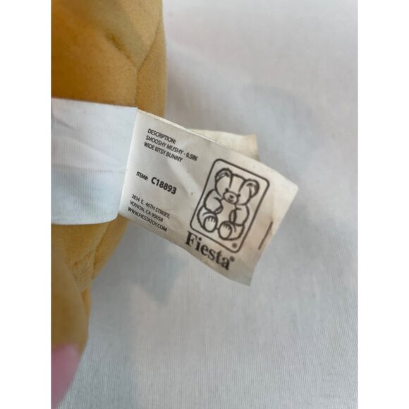 Fiesta Smooshy Mushy Plush Bitsy Bunny Ice Cream Stuffed Animal Toy - Picture 9 of 11